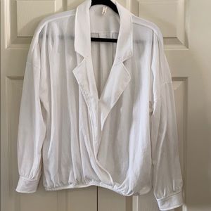 Vici Wishlist long sleeve crossbody top